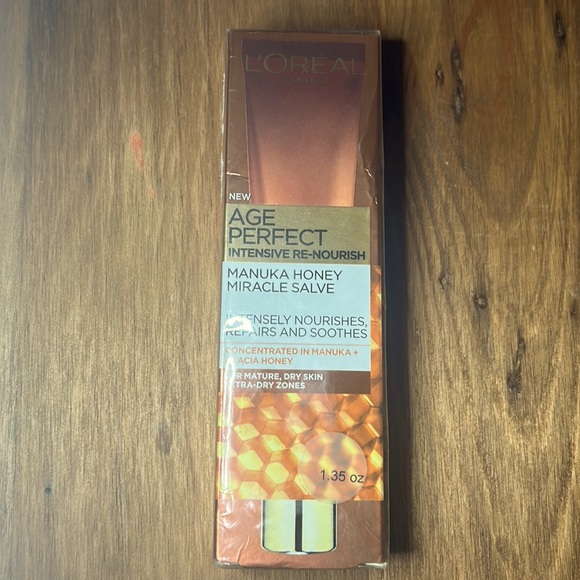 New, L’ORÉAL Paris Age Perfect Intensive Re-Nourish Manuka Honey Miracle Salve - Picture 1 of 4